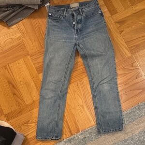 Everlane womans Straight Jeans in Light Blue